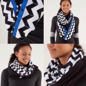 Lululemon vinyasa scarf wrap with snaps